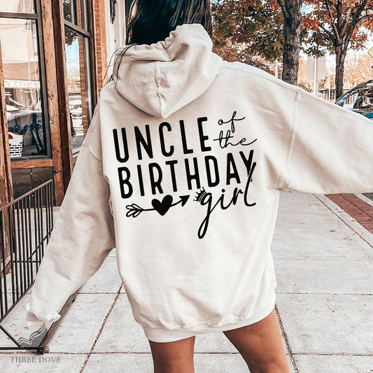 Uncle of the birthday girl SVG