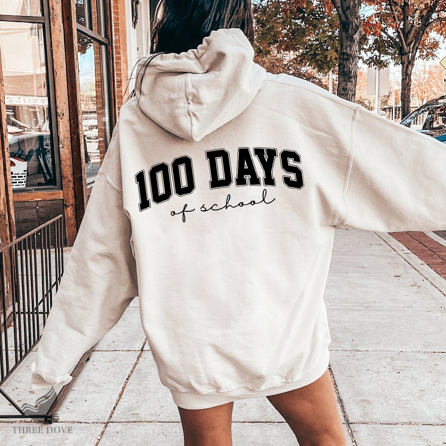 retro 100 days of school varsity svg