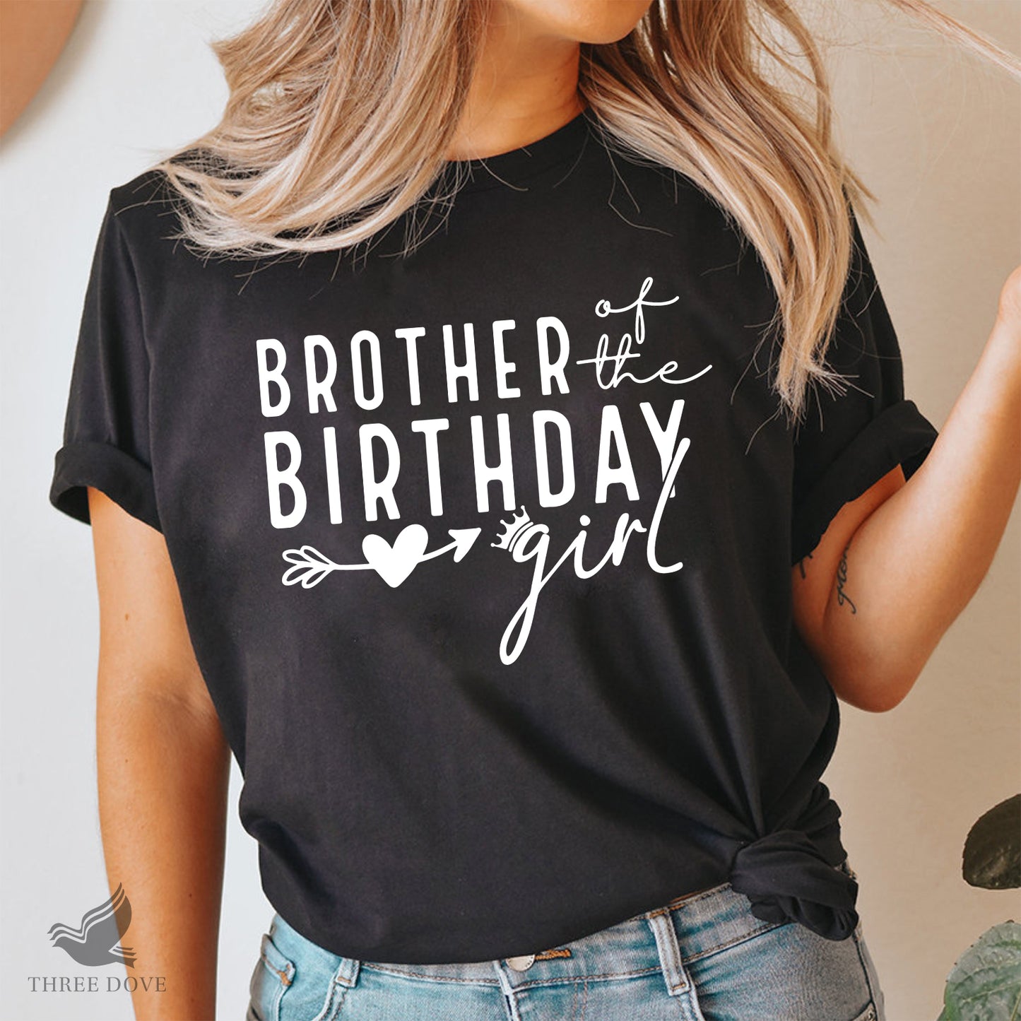 brother of the birthday girl svg