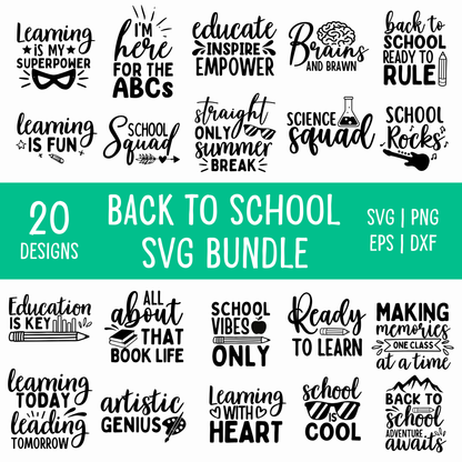 Back to School SVG Bundle