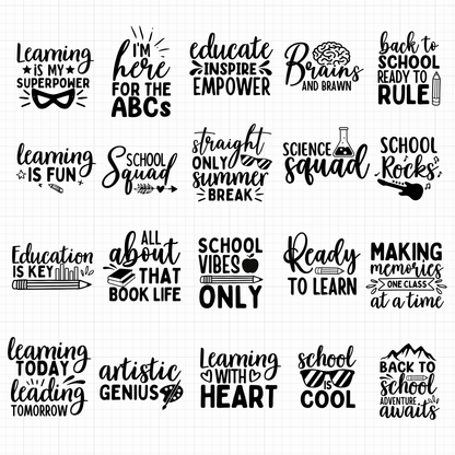 Back to School SVG Bundle