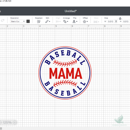 Baseball Family Color SVG Bundle