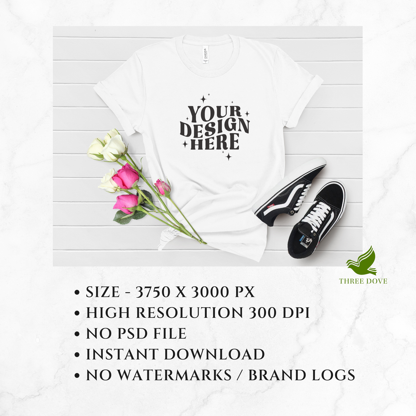 bella canvas 3001 mockup bundle - d8