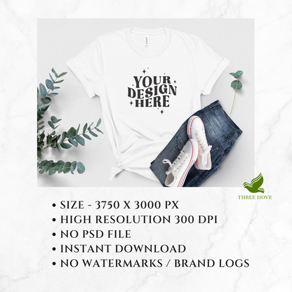 Bella Canvas 3001 Mockup Bundle - D4