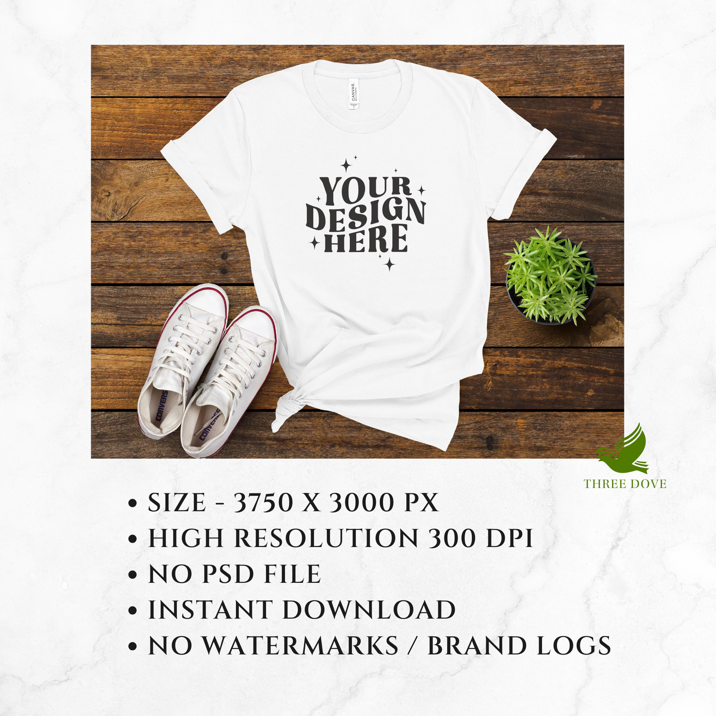 bella canvas 3001 mockup bundle - d6