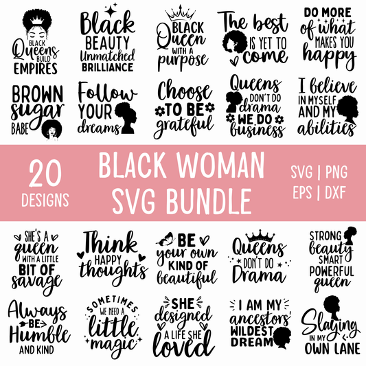 Black Women SVG Bundle