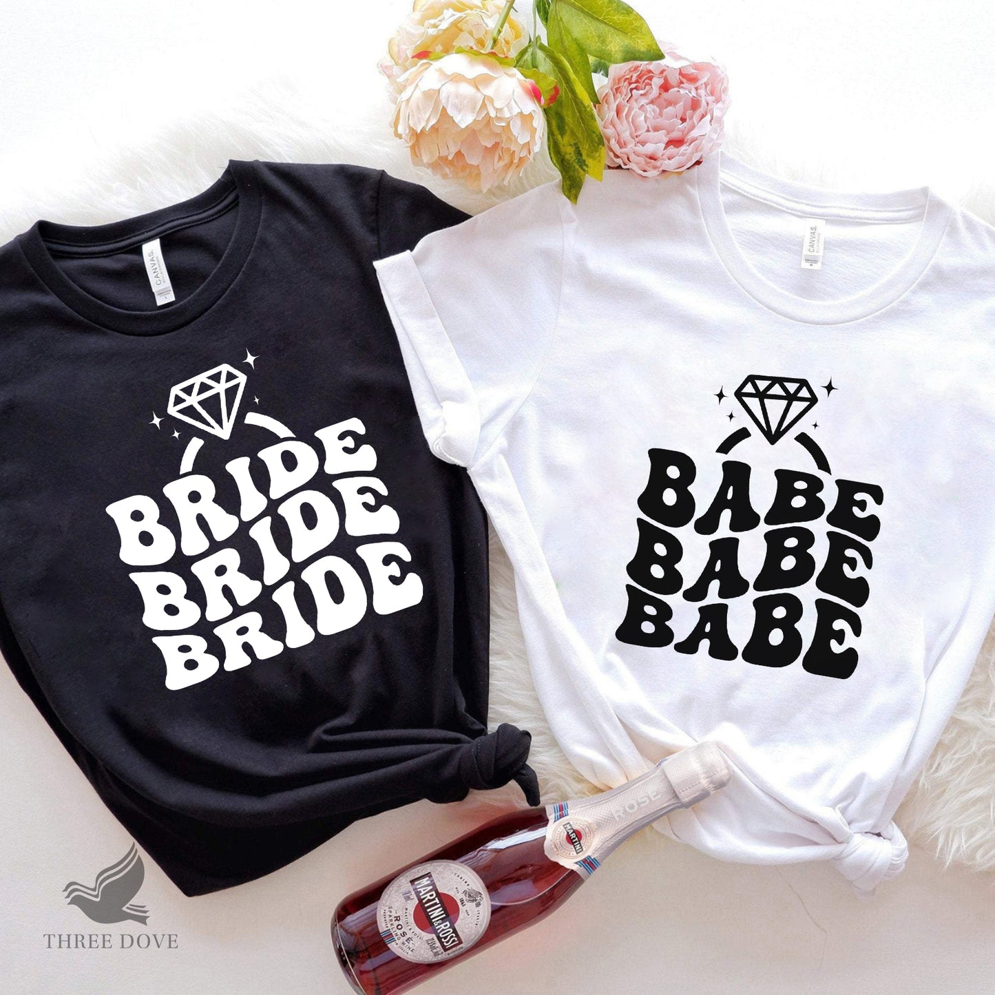 bride & babe matching svg