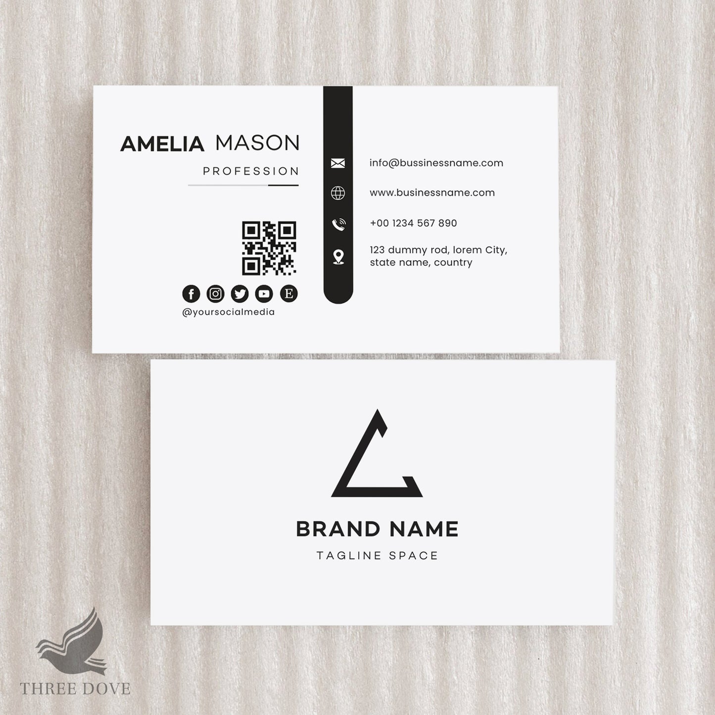 diy professional business card template