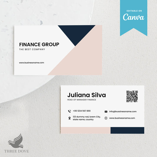 Editable Multi Color Business Card Template