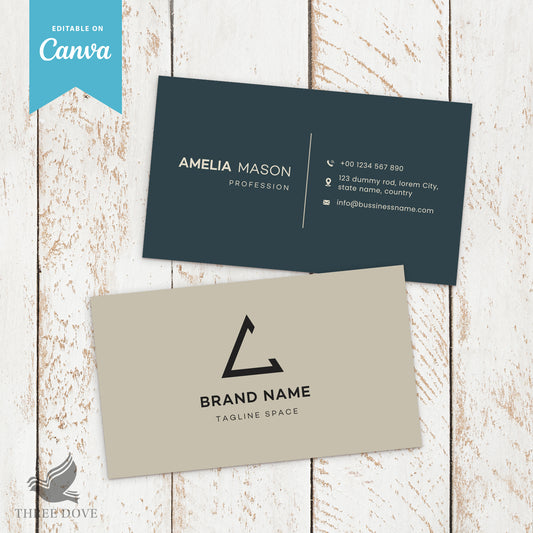 Royal DIY Business Card Template