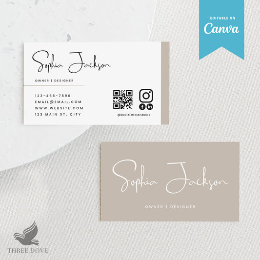 Minimalist Business Card Template