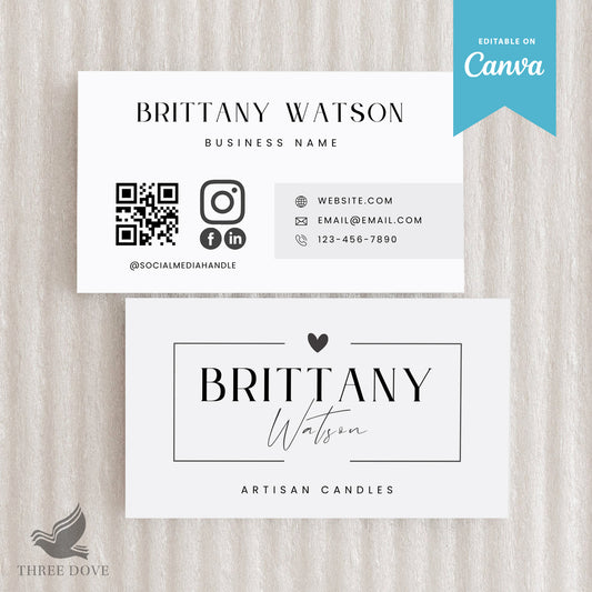 Royal Minimal Business Card Template