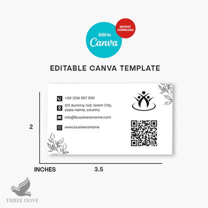 Editable Business Card Template