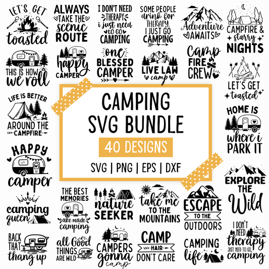 Camping SVG Bundle