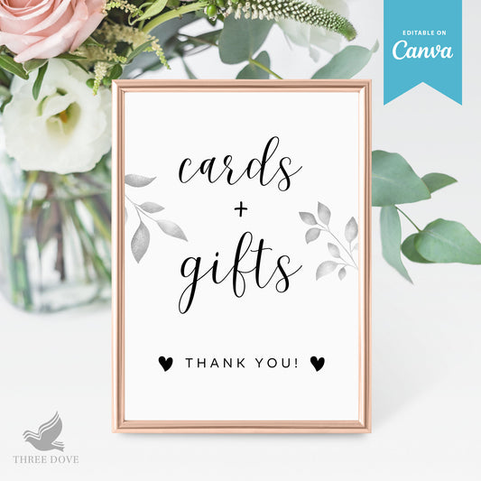 DIY Cards and Gifts Sign Template