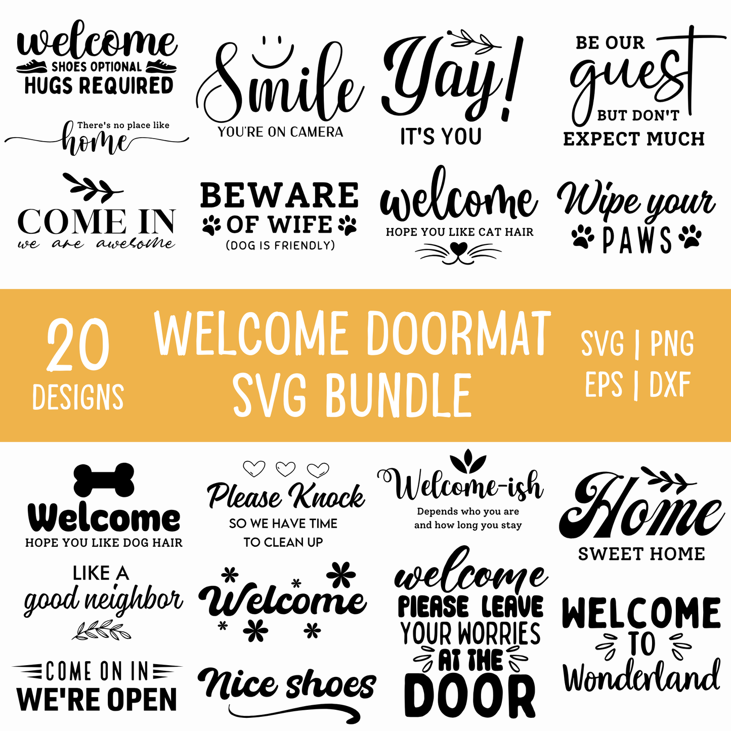 doormat svg bundle