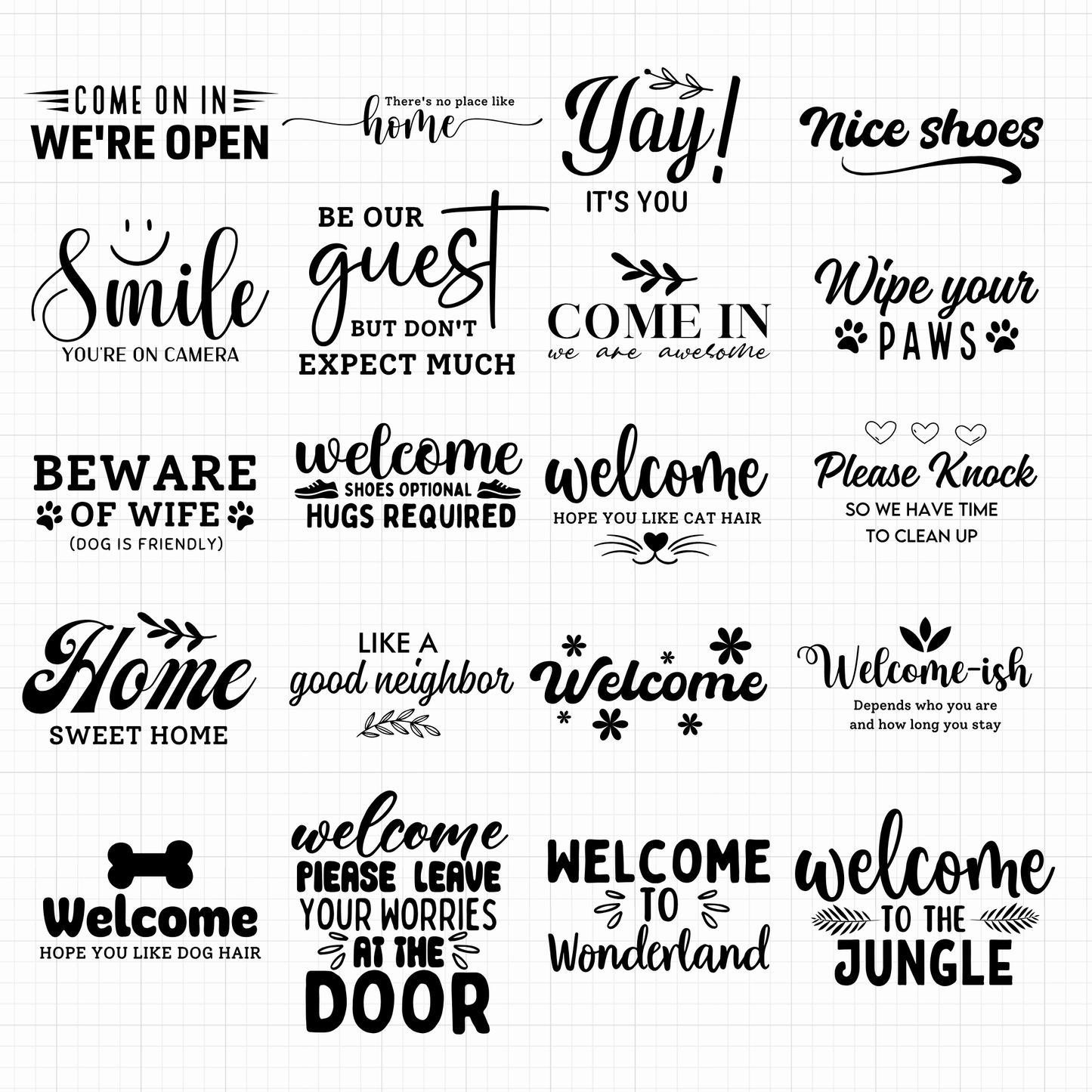 doormat svg bundle