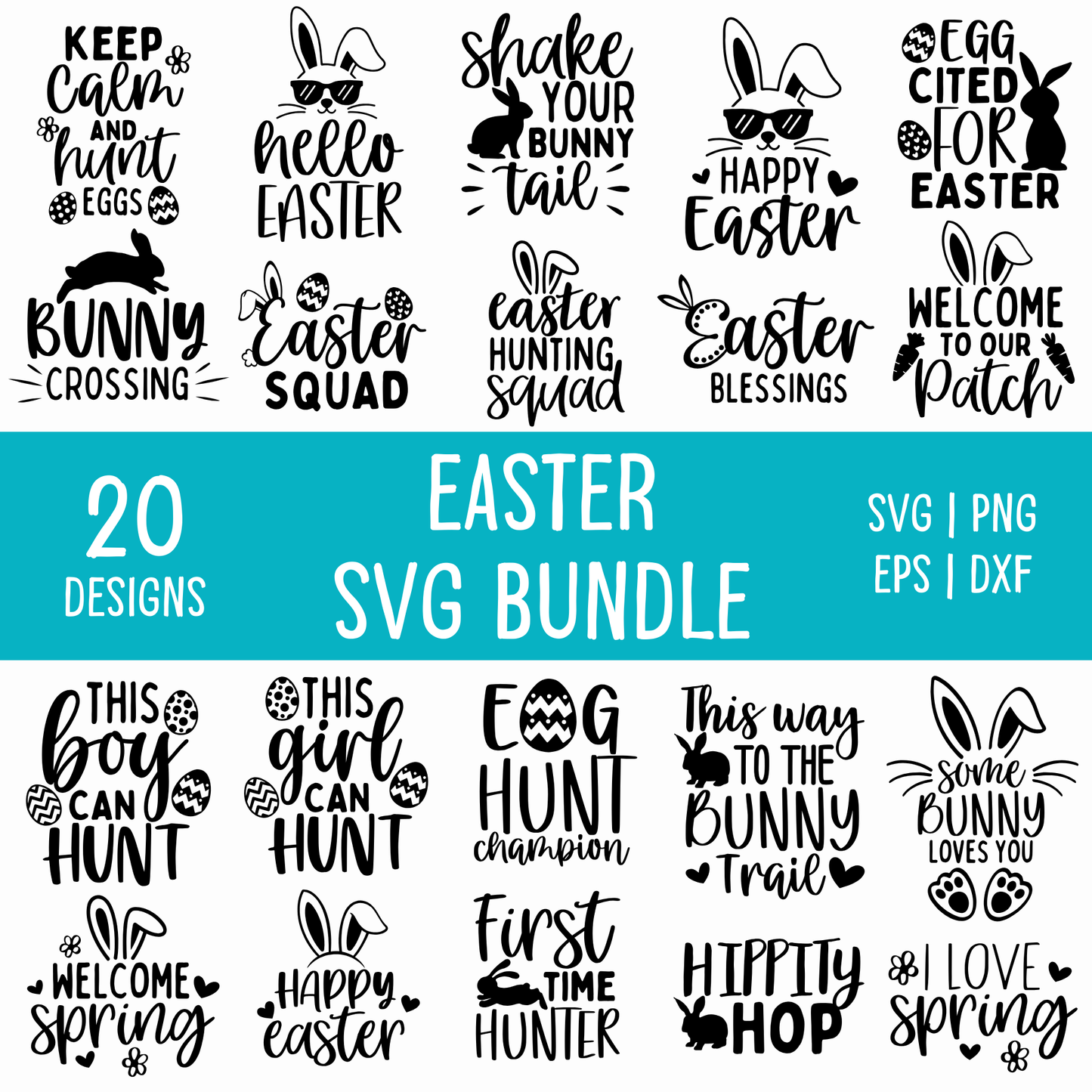 easter svg bundle