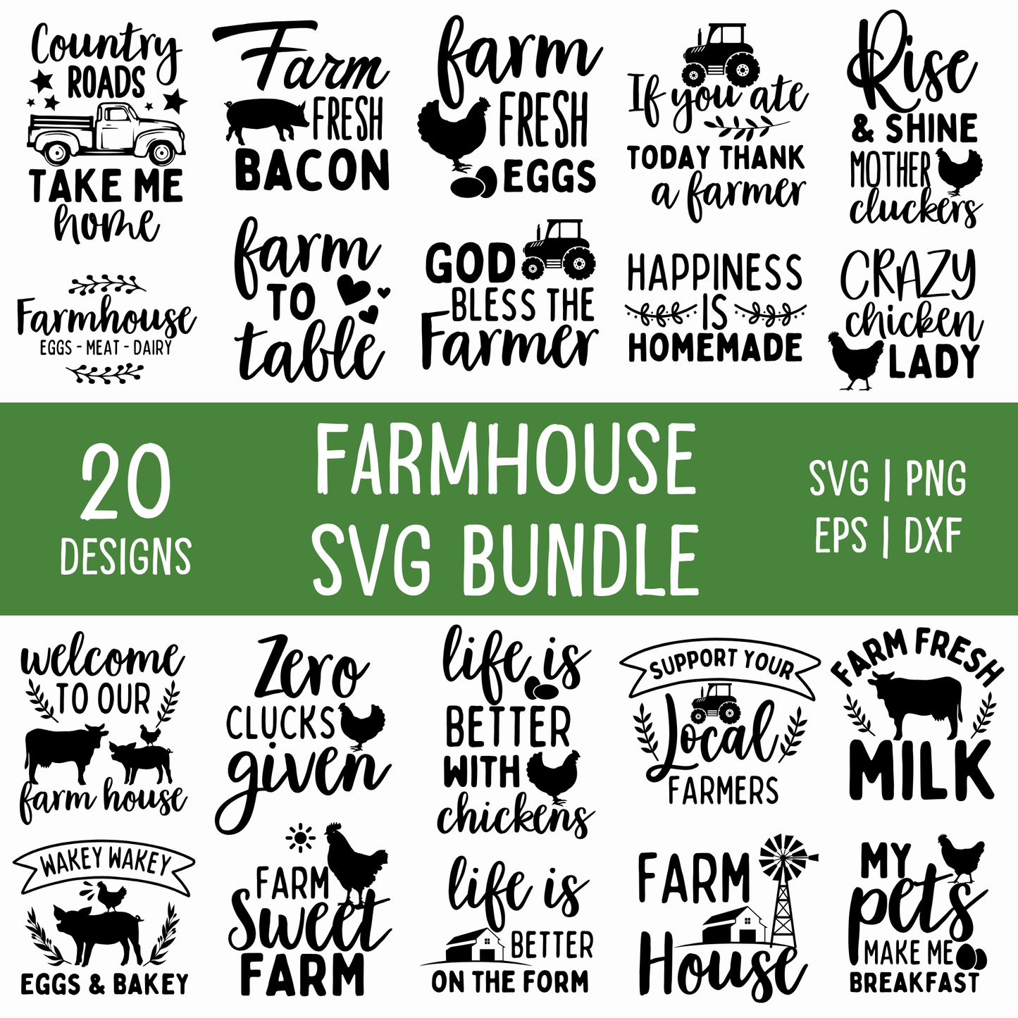 farm house svg bundle