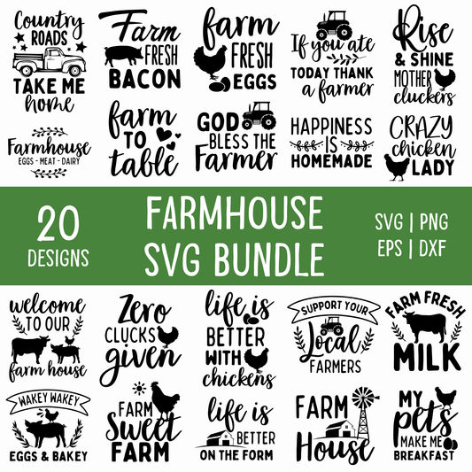 Farm House SVG Bundle