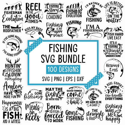 Fishing SVG Mega Bundle