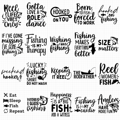 Fishing SVG Mega Bundle