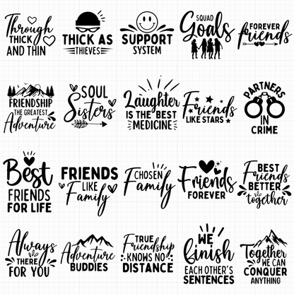 Friendship SVG Bundle