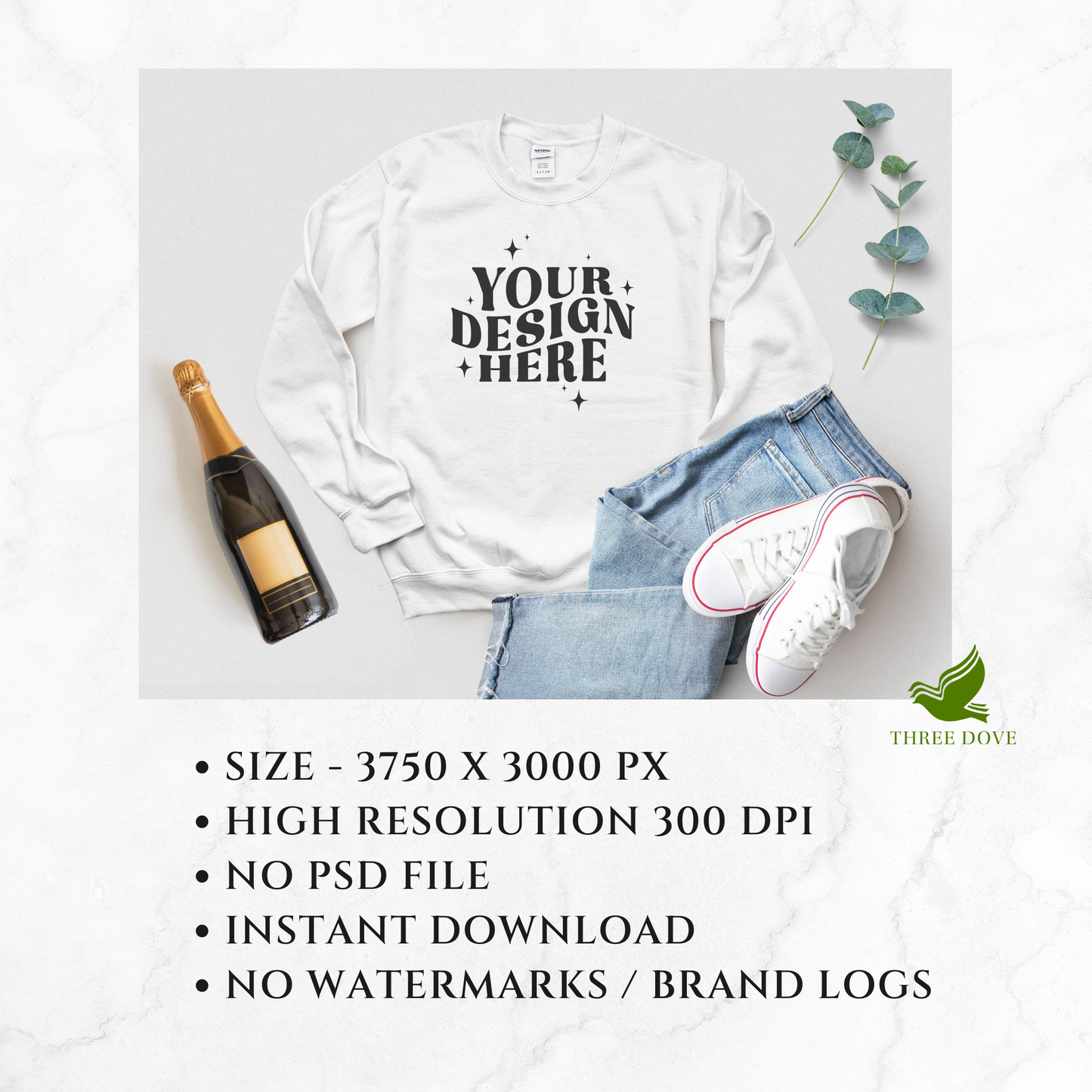 gildan 18000 sweatshirt mockup bundle - d10