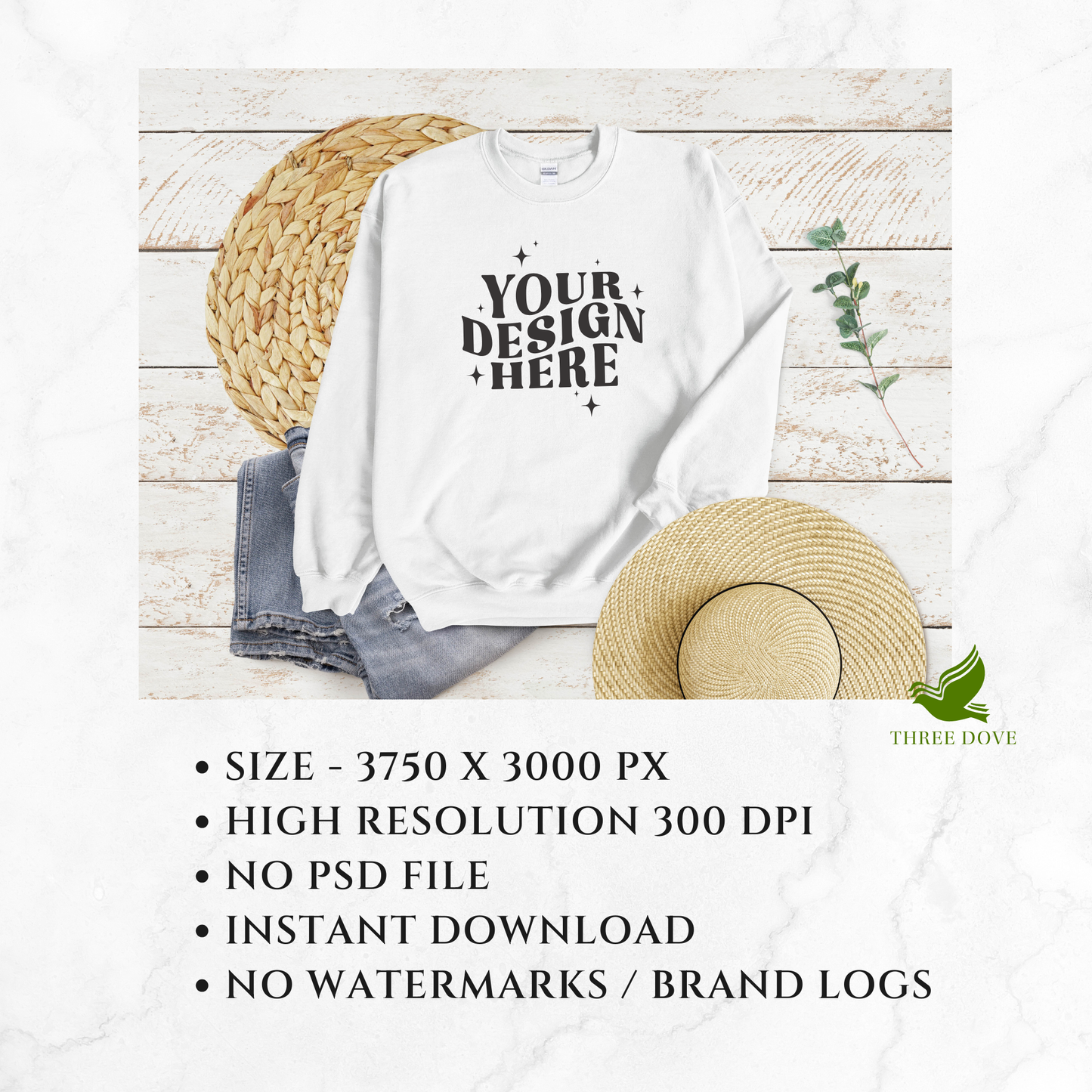 gildan 18000 sweatshirt mockup bundle - d16