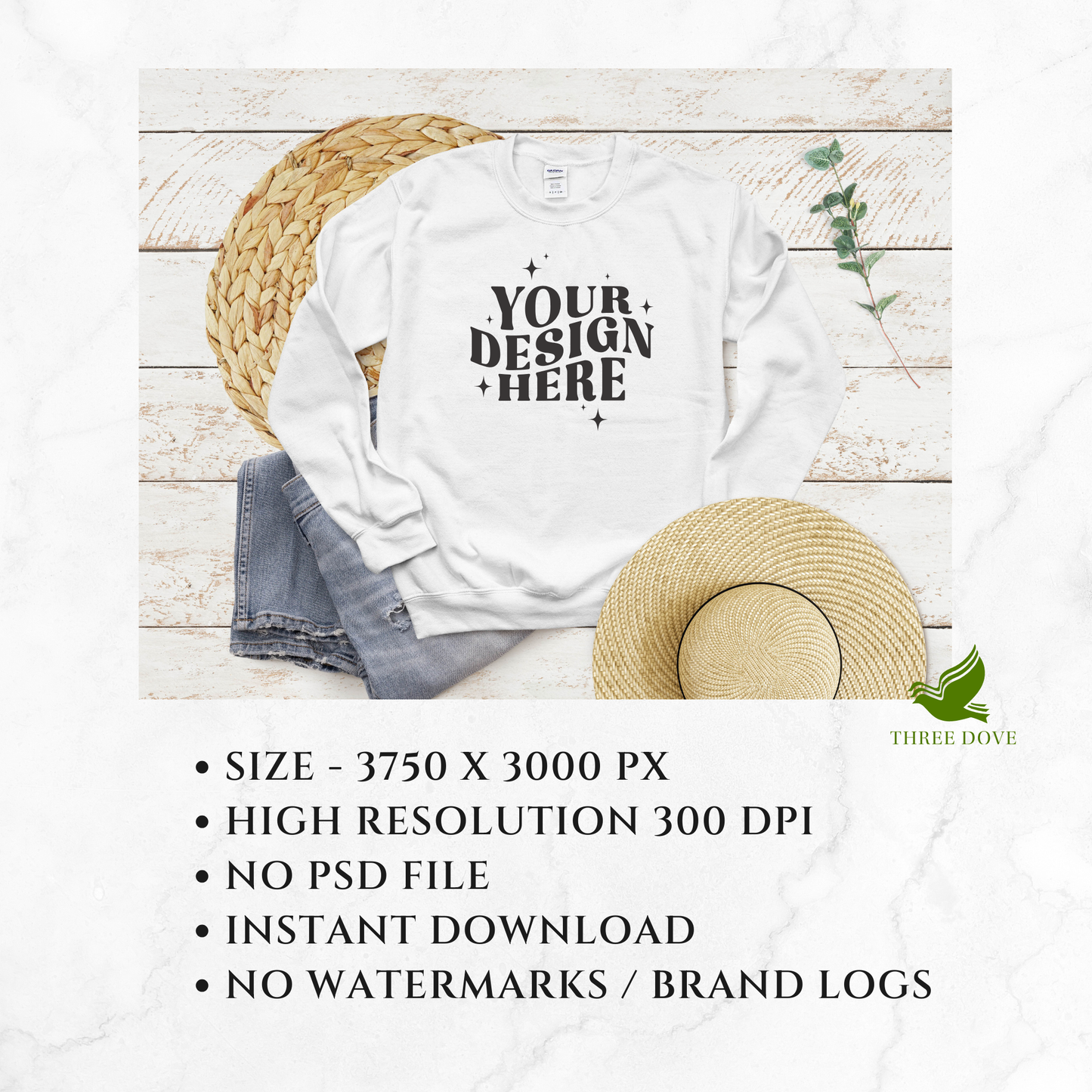 gildan 18000 sweatshirt mockup bundle - d6