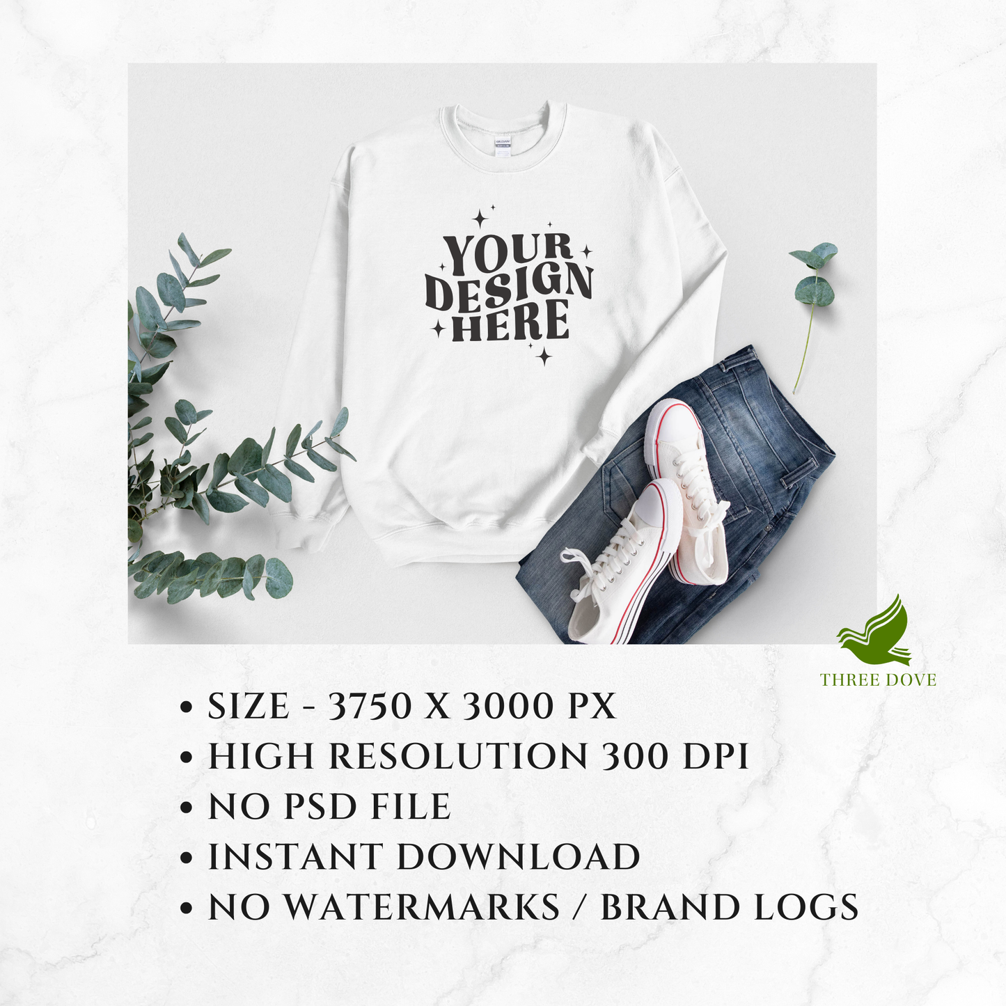 gildan 18000 sweatshirt mockup bundle - d15