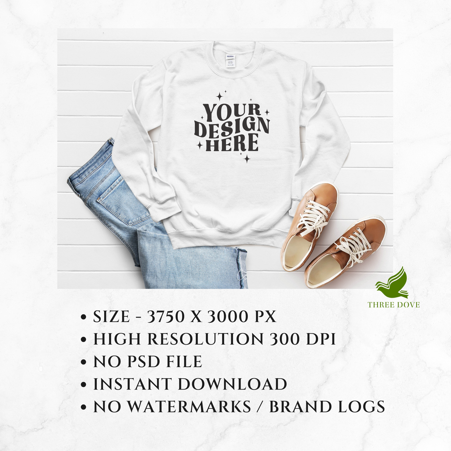 gildan 18000 sweatshirt mockup bundle - d3