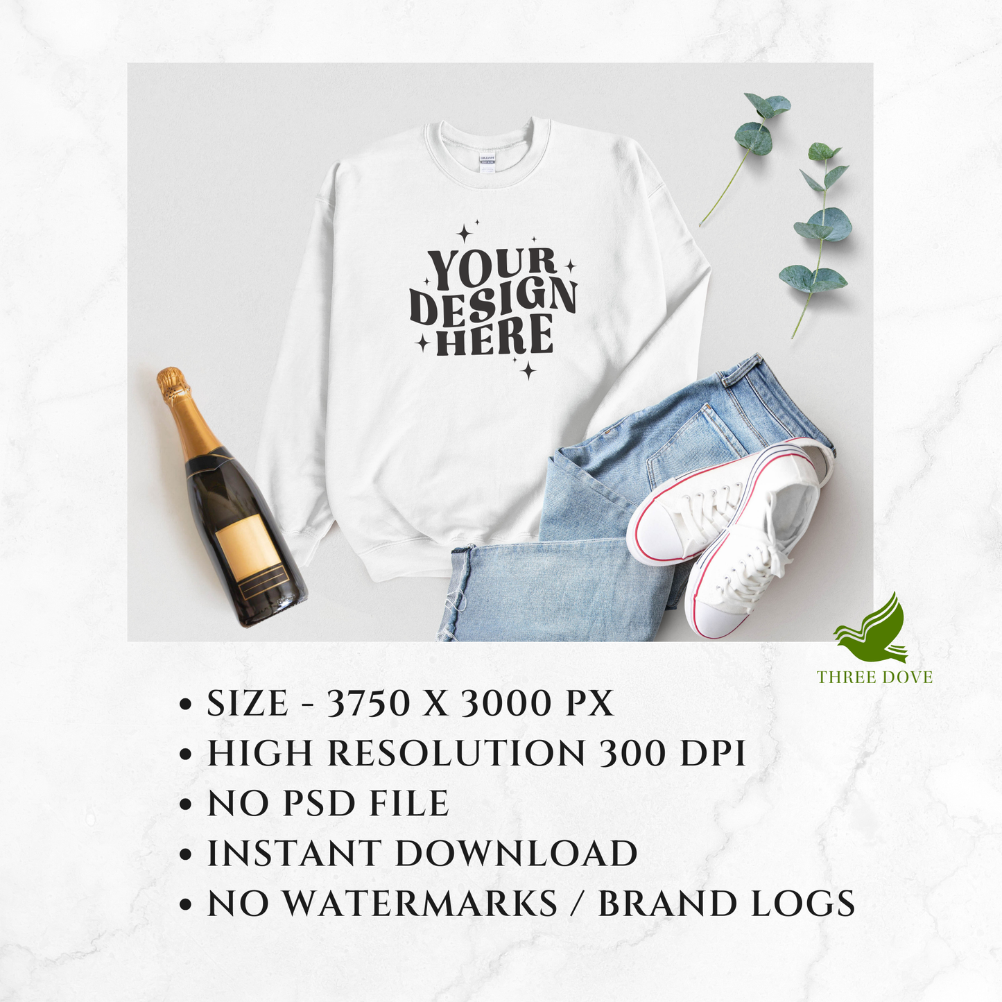 gildan 18000 sweatshirt mockup bundle - d20