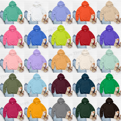 Gildan 18500 Hoodie Mockup Bundle - D3