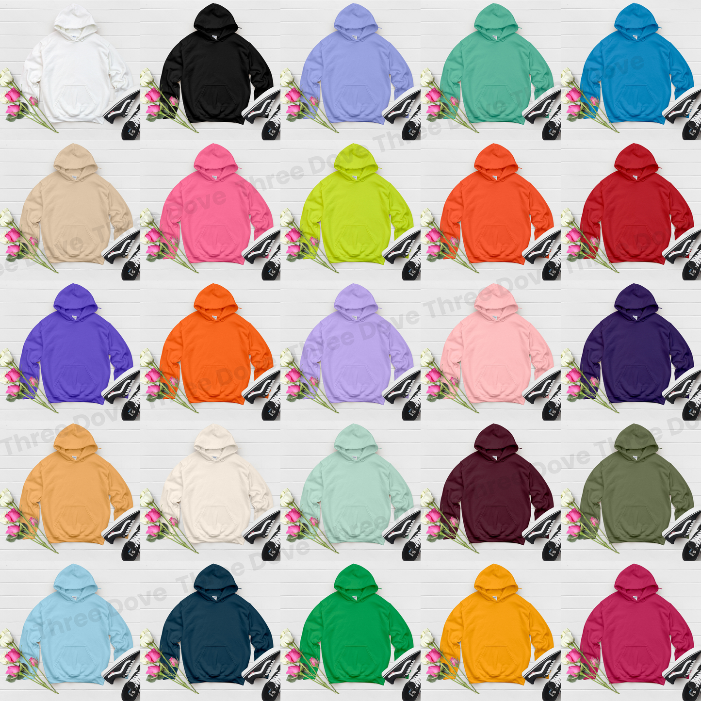 gildan 18500 hoodie mockup bundle - d9