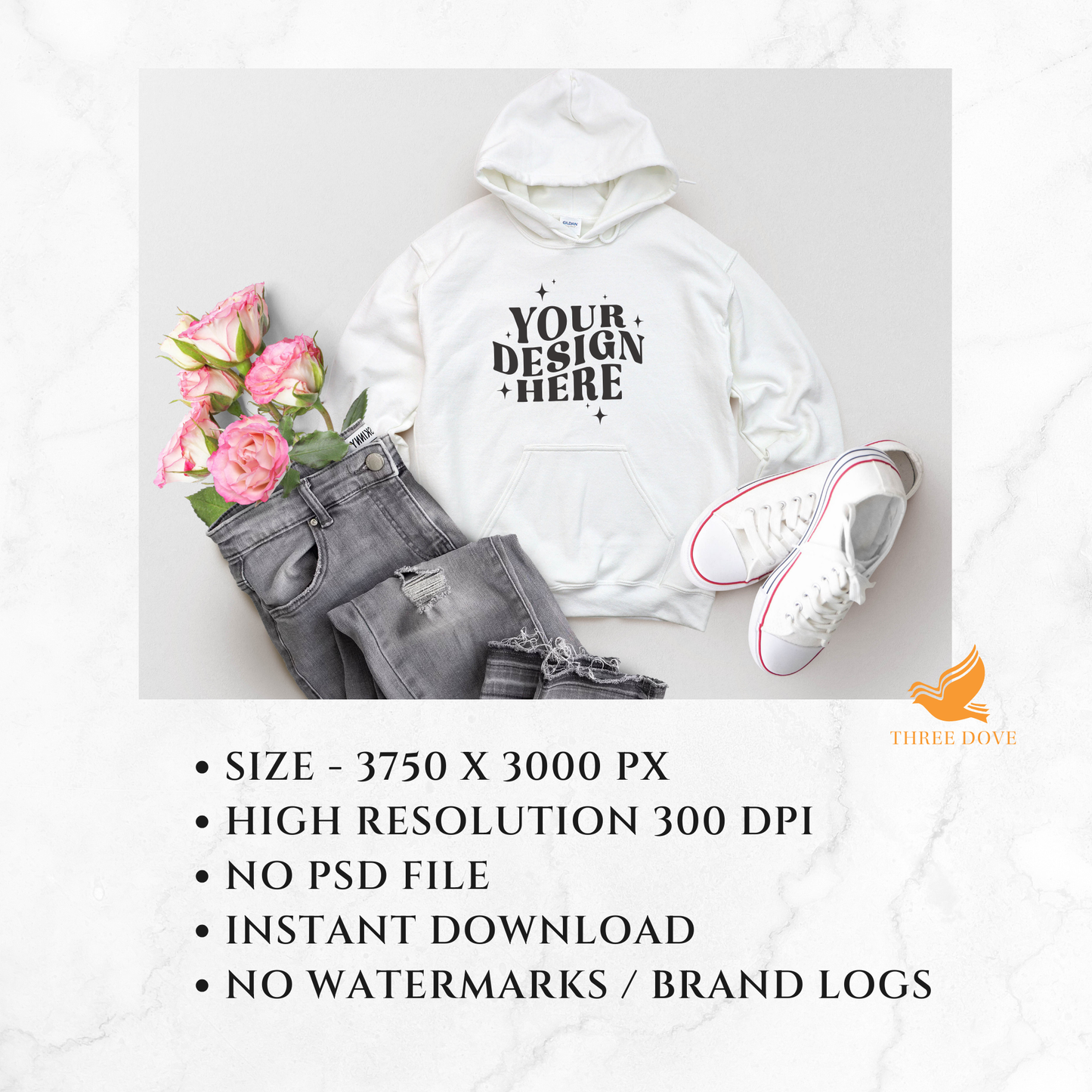 gildan 18500 hoodie mockup bundle - d4