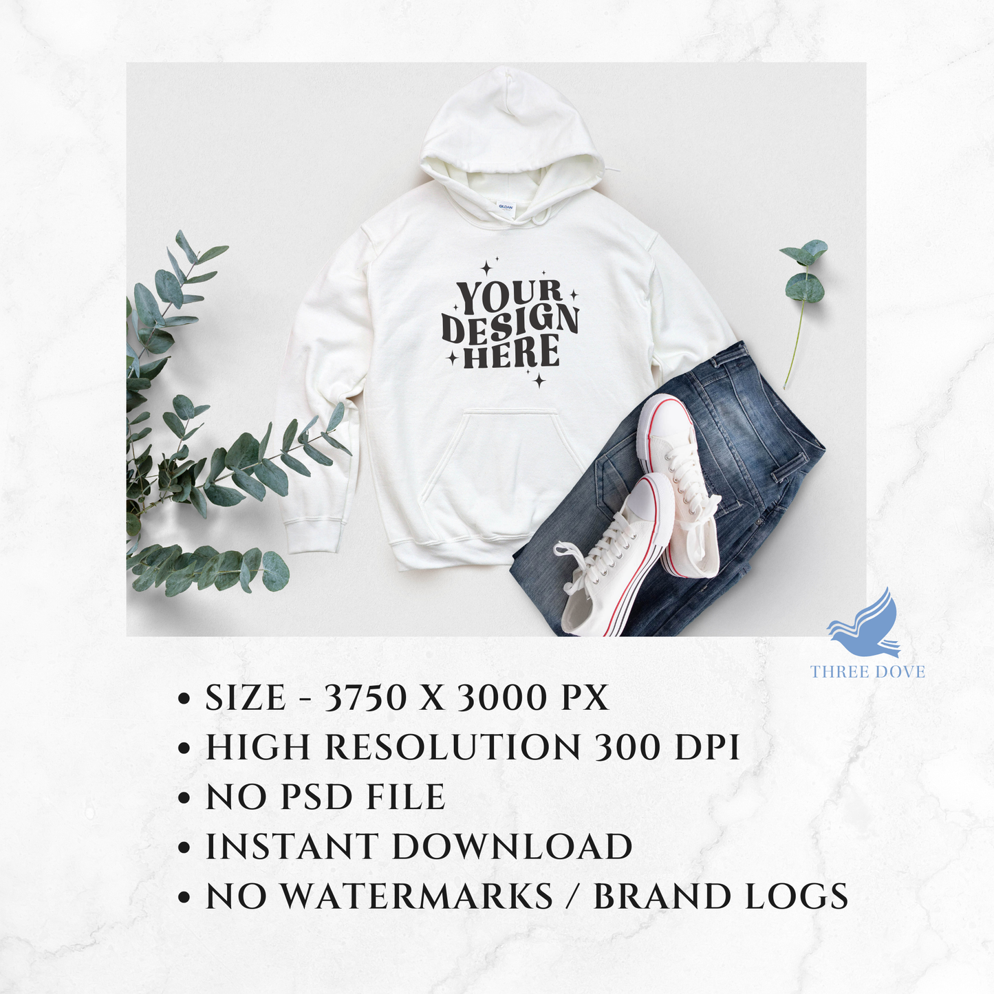 gildan 18500 hoodie mockup bundle - d5