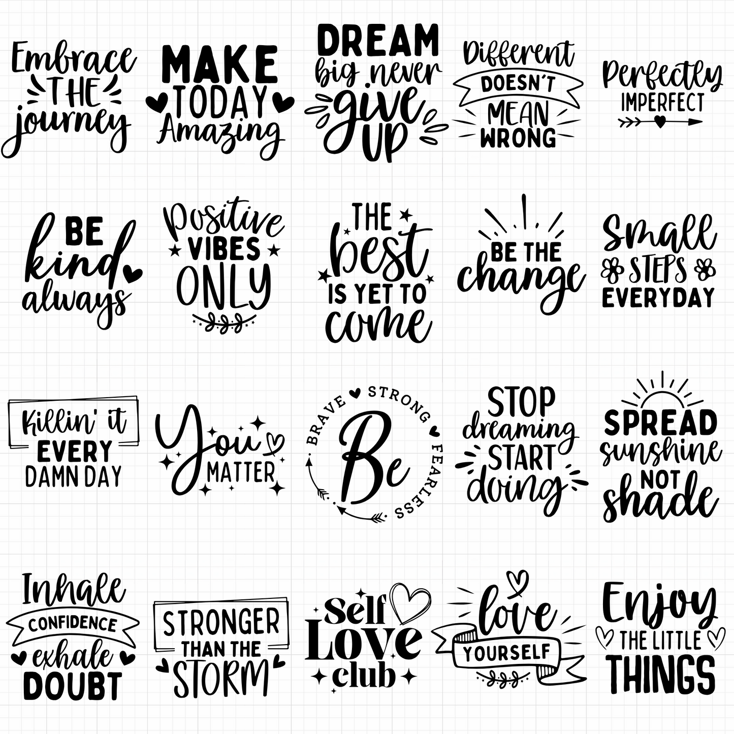 inspirational svg bundle