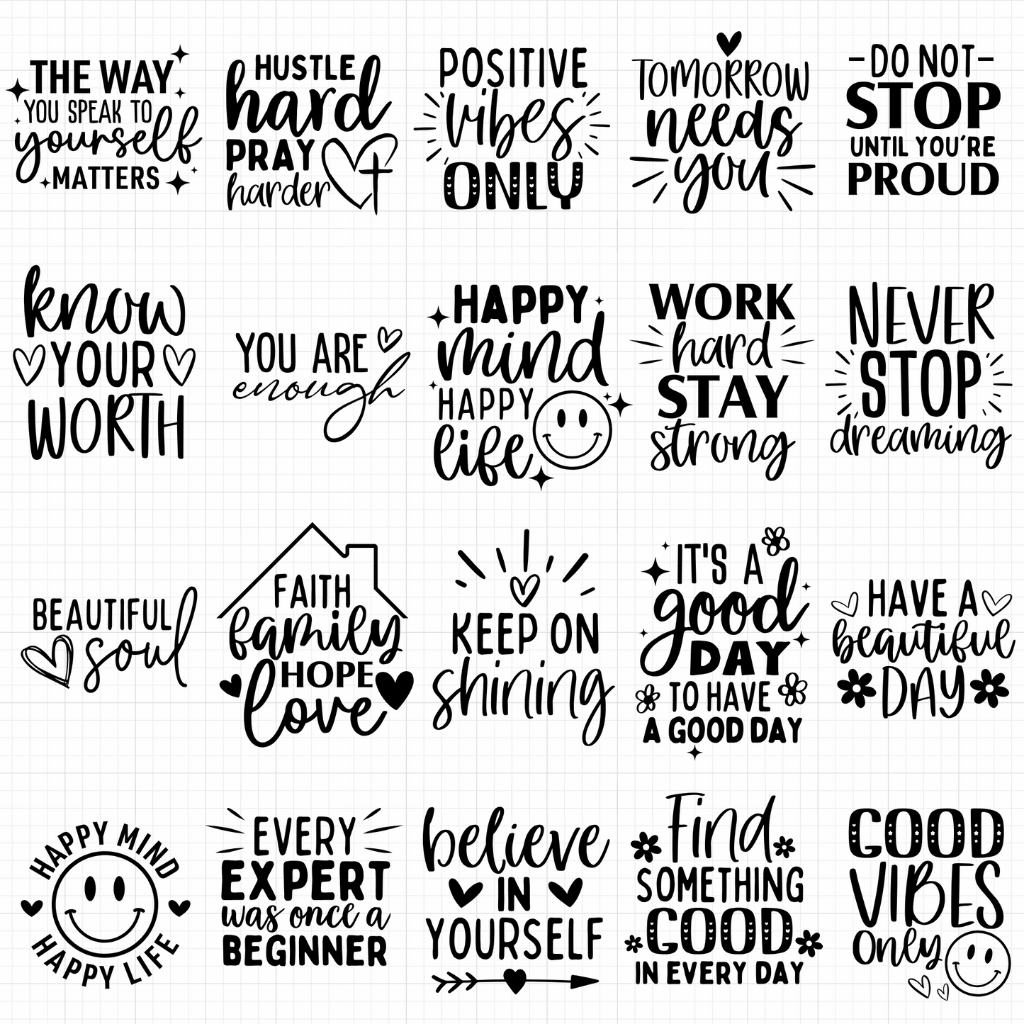 inspirational svg bundle