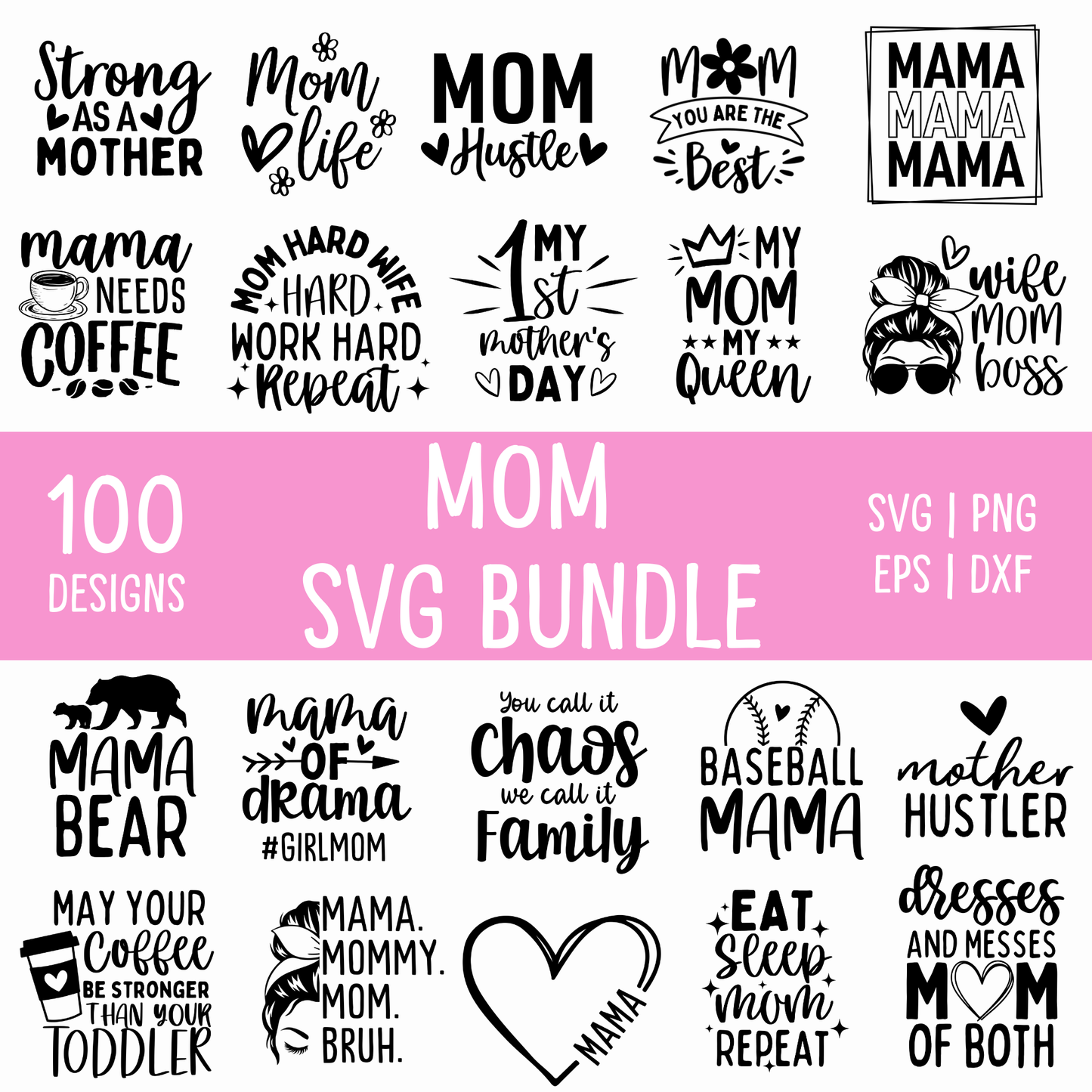 mother's day / mom svg bundle