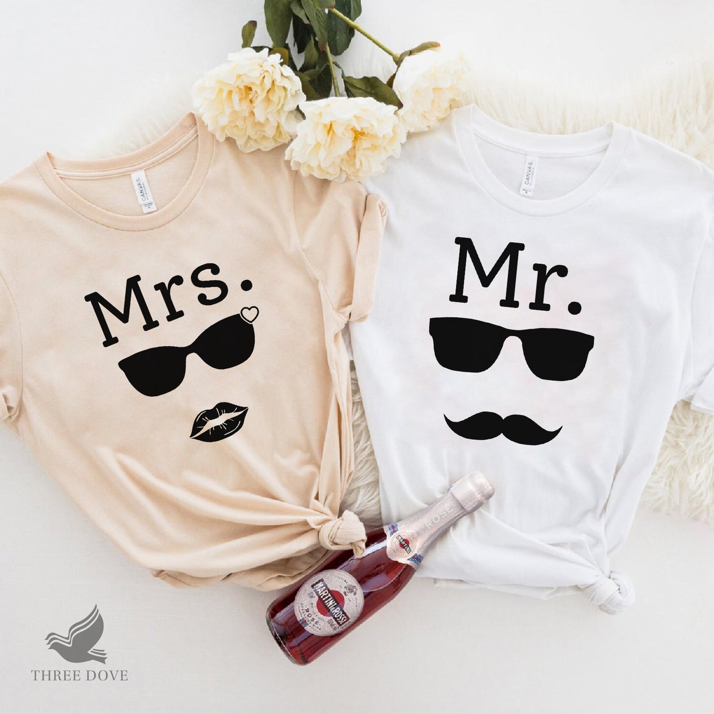 mr. & mrs. matching svg