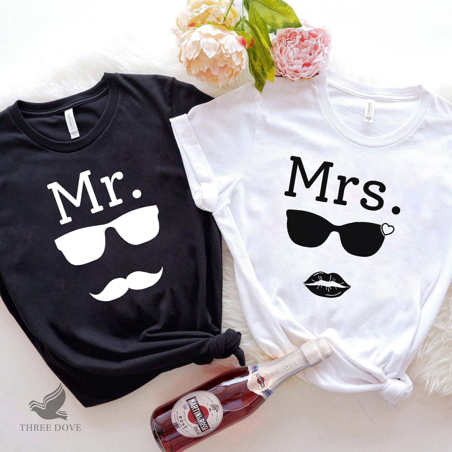 mr. & mrs. matching svg