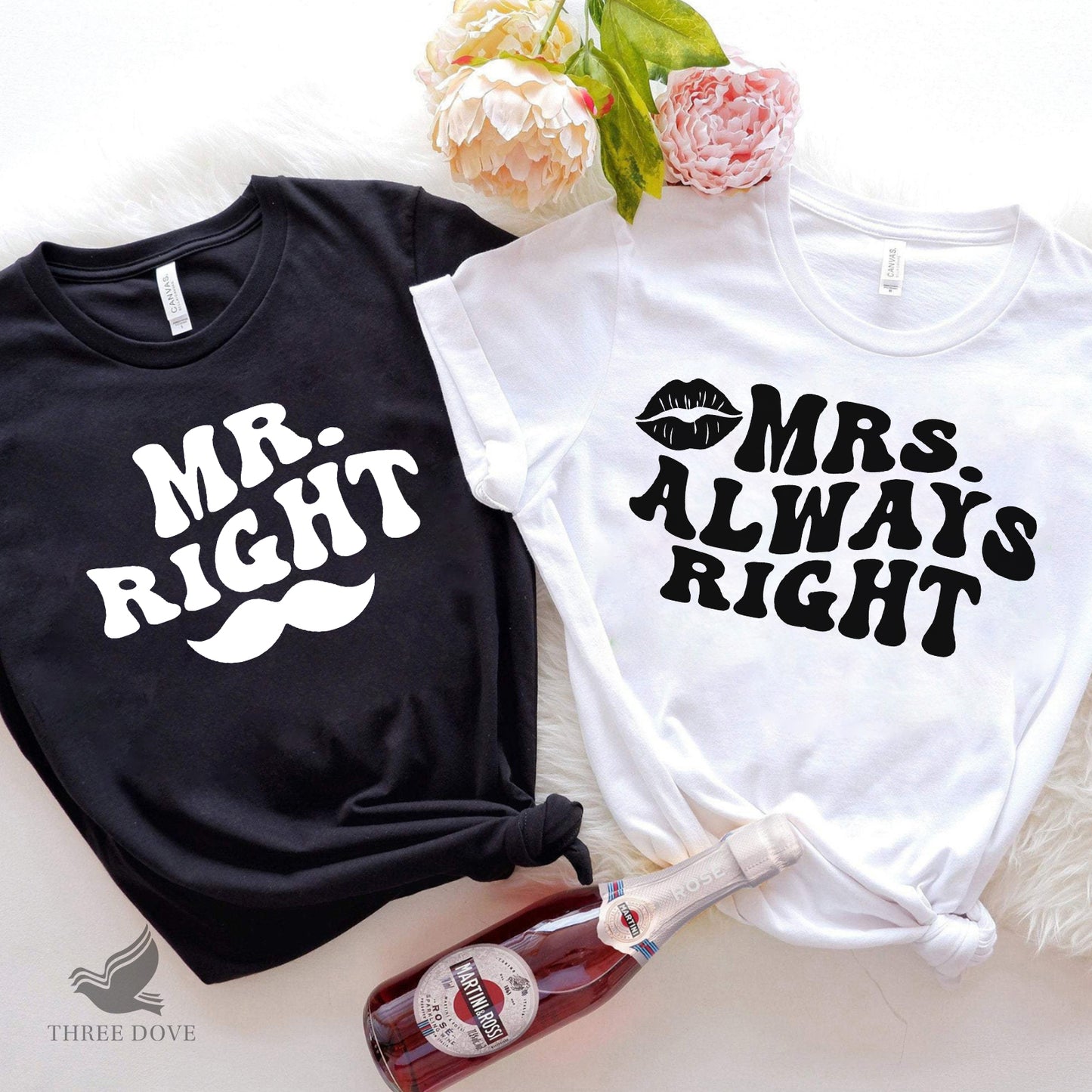 mr. right and mrs. always right couple couple matching svg