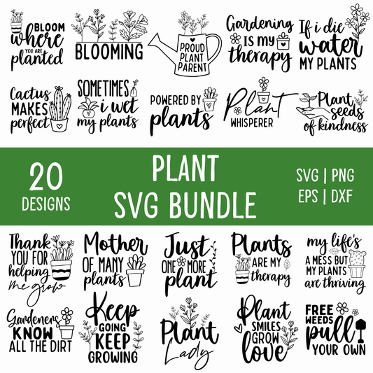 Plant SVG Bundle