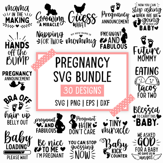 Pregnancy SVG Bundle