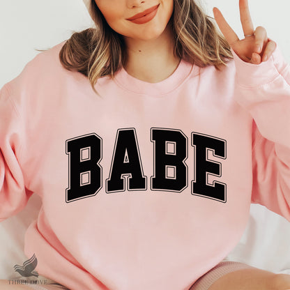 Retro Babe Varsity SVG