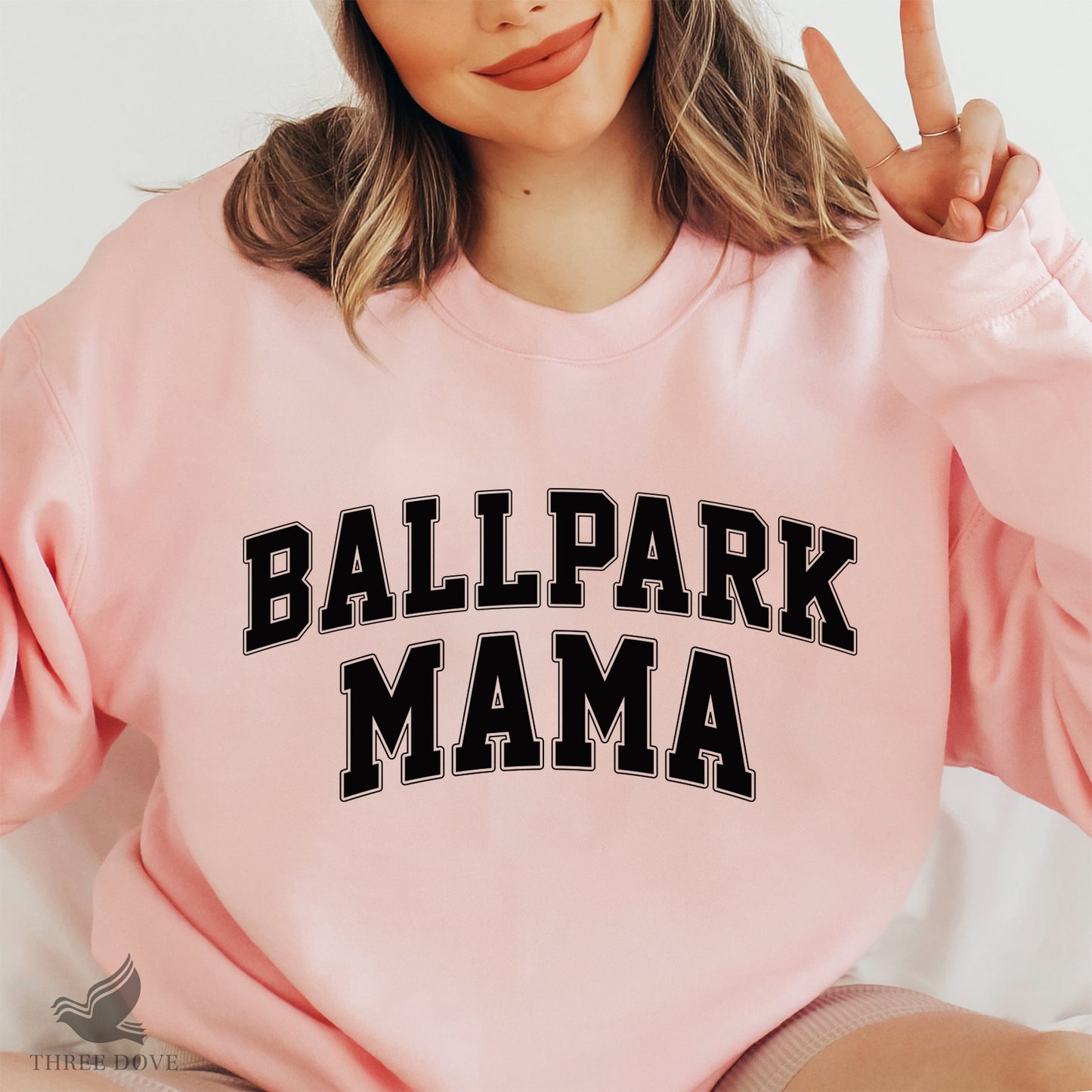 retro ballpark mama varsity svg