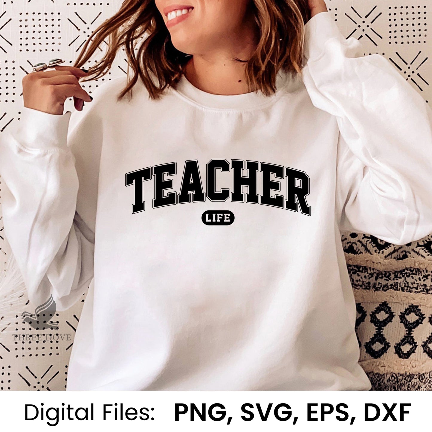 teacher life varsity svg