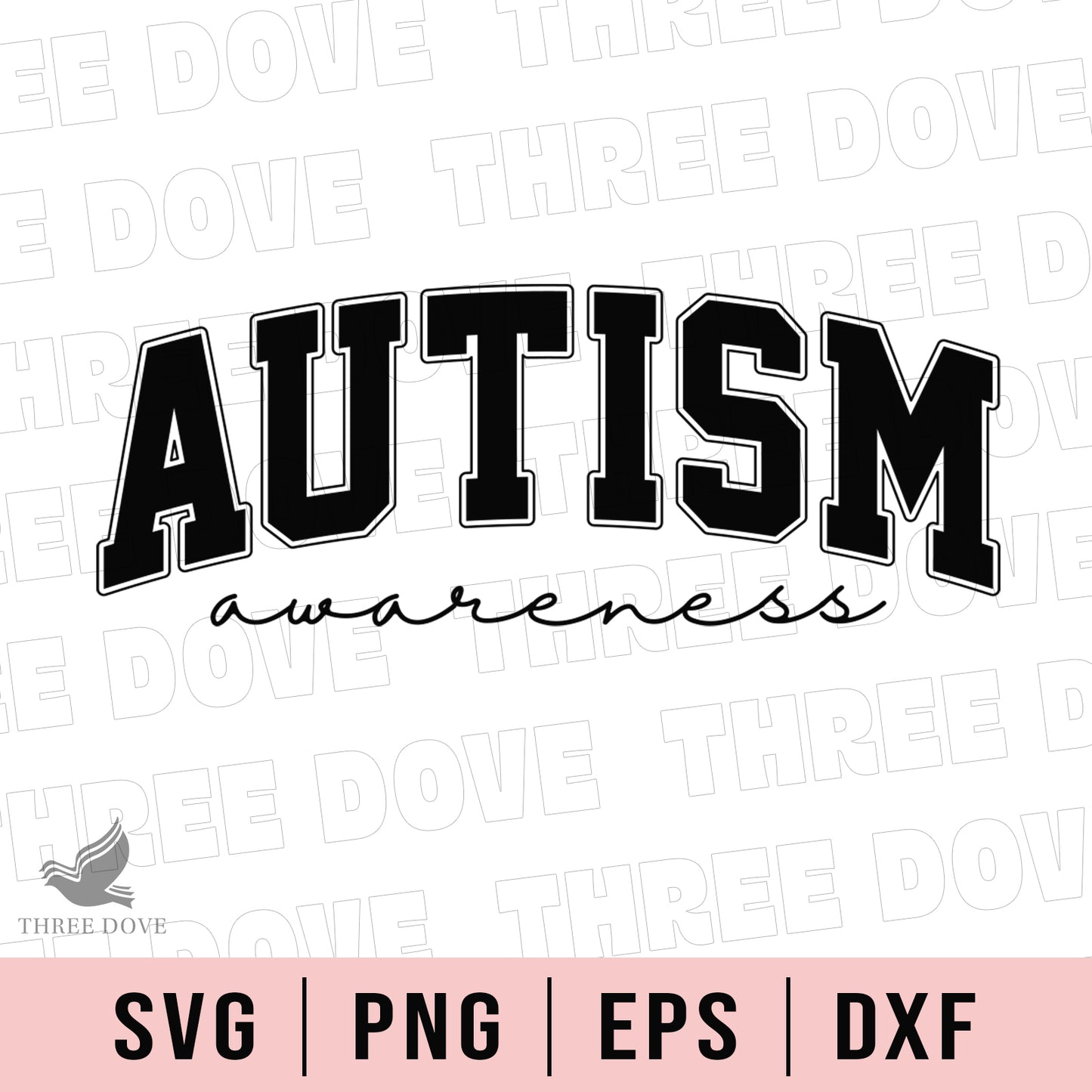 retro autism awareness varsity svg