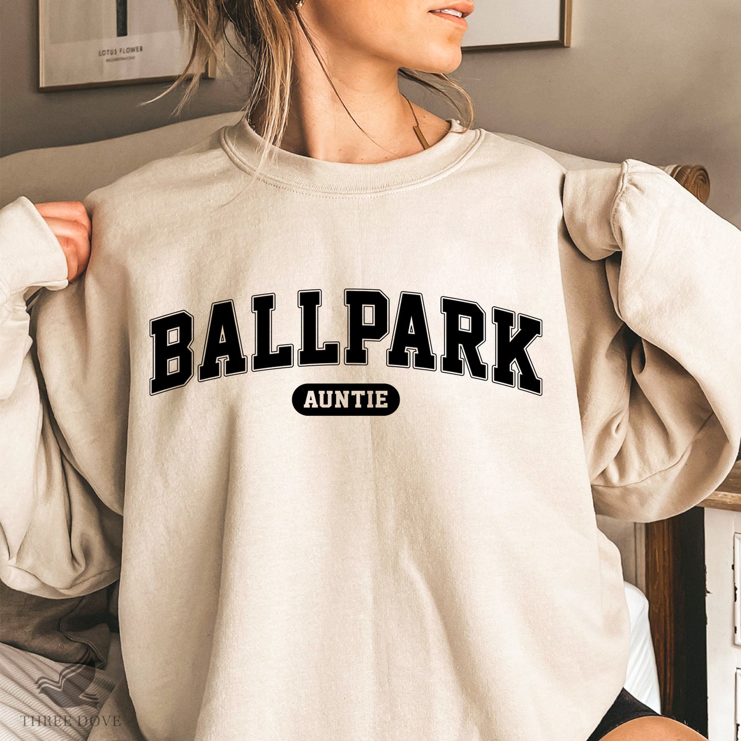 retro ballpark auntie varsity svg